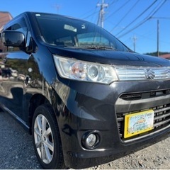 H25年式 MH34型 スズキ ワゴンRスティングレーX★総額22.8万円★車検付 即日納車可能！内外装機関良好 綺麗⭐︎フルセグTV BTオーディオ iストップ ETC 修復歴なし 燃費良好⭐︎の画像