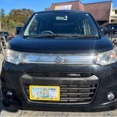 H25年式 MH34型 スズキ ワゴンRスティングレーX★総額22.8万円★車検付 即日納車可能！内外装機関良好 綺麗⭐︎フルセグTV BTオーディオ iストップ ETC 修復歴なし 燃費良好⭐︎の画像