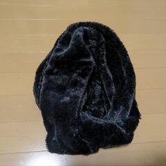 fifth  フェイクファー　スヌード　ブラックの画像