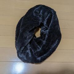 fifth  フェイクファー　スヌード　ブラックの画像