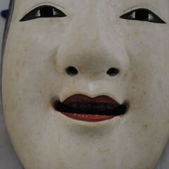 [964]当時物? 能面　小面　女性 女面　神楽　雅楽　木彫り　縁起物の画像