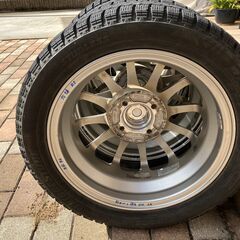 手渡し希望　スタッドレスタイヤ４本　軽自動車ラパンで使用　BLIZZAK　REVO GZ　165/55R14　2013年の画像