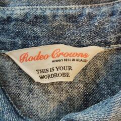 【RODEO C.S. 】デニムシャツ R.C.S.刺繍　サイズ2の画像