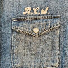 【RODEO C.S. 】デニムシャツ R.C.S.刺繍　サイズ2の画像