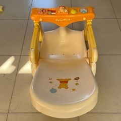 【ワンオペ入浴の強い味方】　お風呂チェア　プーさん　折りたたみ可能の画像