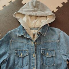 【r.p.s】  デニムフード付きシャツorワンピースの画像