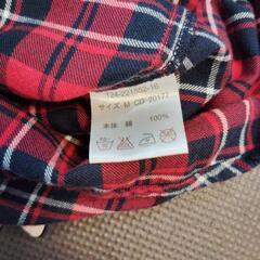 【INGNI】 赤・黒・白 チェック柄 長袖シャツ　Mサイズの画像