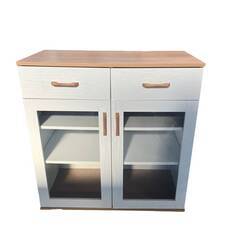 おしゃれキャビネット　ホワイト