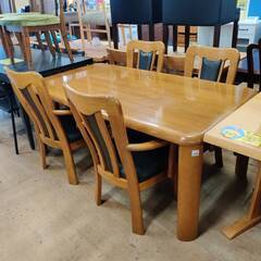 【愛品倶楽部柏店】浜本工芸 座面本革 肘付ダイニング5点セット ...