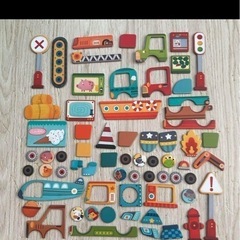 mideer MAGNETS TRAFFIC 58ピース おもちゃの画像