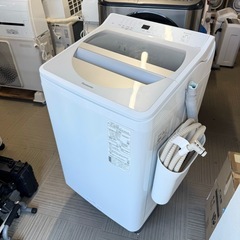 【超美品‼️】パナソニック 2020年製 8.0kg全自動洗濯機 パワフル立体水流 楽ポイフィルター シルバー♪の画像