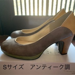パンプス　Sサイズ　アンティーク調(MIX)の画像