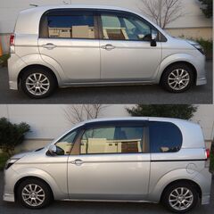 トヨタ　スペイドＧ（最上級グレード）エアロ仕様　ホイル付スタッドレスタイヤ４本のオマケ付の画像