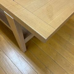 センターテーブル　ローテーブル　ガラス　お洒落　おしゃれ　ナチュラル　ブラック　木製　収納付き　240925+01の画像