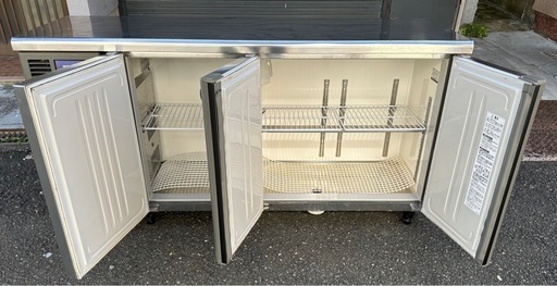 【動確済み】2108年 ホシザキ 業務用テーブル形冷凍冷蔵庫 RFT-150MTF-ML 1500×450×800 単相 100V 台