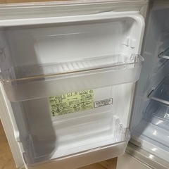 110704 シャープ2ドア冷蔵庫2015年製の画像