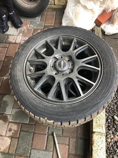 155/65R14 軽自動車スタッドレスタイヤ　ホイール