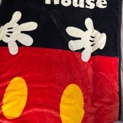 ミッキー　毛布の画像
