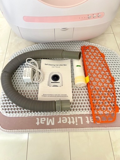 【未使用】機能性があるのに可愛い 猫用自動トイレ