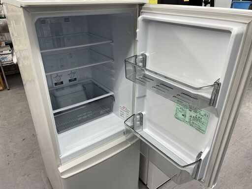 三菱 2ドア冷蔵庫 146L 2022年製 MITSUBISHI MR-P15G-W1 100Lクラス 札幌市手稲区