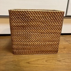 【無印良品】ラタンの収納バスケット