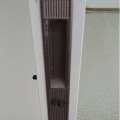 中古店舗用ドア アルミ引き戸 立山アルミ 枠なし 勝手口 ホワイト DIY 倉庫 物置 小屋作り★S0228Zの画像