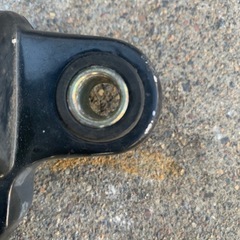 ヤマハ原付用　車種不明　社外リアショック　ジャンクの画像