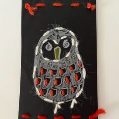 【アトリエべる国立駅前教室】紙に描く🎨、刺繍🧵の世界🌎