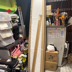 クローゼット用扉2枚 漆喰ホワイト (扉のみ)の画像