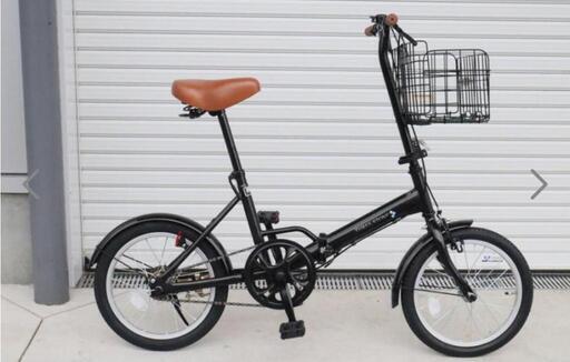 折りたたみ自転車　新品　黒色