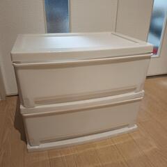 【ワンコイン】収納チェスト 二段の画像