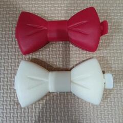 食品とか留めるやつ　赤白