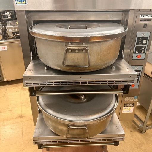 4867 コメットカトウ／立体自動炊飯器／都市ガス用／100V／CRA2-100NS／2015年製