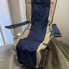 アウトドア用リクライニングチェアの画像