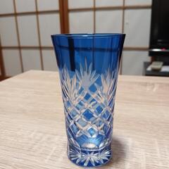 ☆新品未使用 長期保管品☆ 青切子 母コレクションです♪