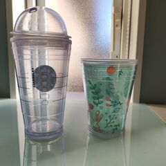 【値下げしました！】スタバ　プラスチックタンブラー　２点セット　スターバックスの画像