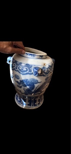 青華 花瓶 中国