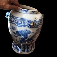 青華 花瓶 中国の画像