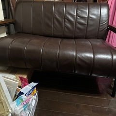 （取引中）2人がけソファーの画像