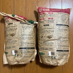 猫砂　脱臭梅　3リットル　未開封1袋　残8割1袋の画像