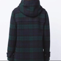 olive des olive schoolチェック柄ショートダッフルコートの画像