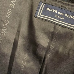olive des olive schoolチェック柄ショートダッフルコートの画像