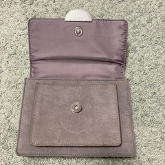 H&M ショルダーバック　グレー　スエードの画像