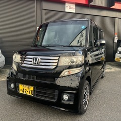 ⭐️NBOXカスタムプラス⭐️　距離も10万km！！両側　パワー...