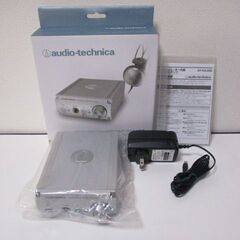 G♪40 ヘッドホンアンプ audio-technica AT-HA26D D/Aコンバーター内臓 オーディオテクニカ 検：オーディオ機器 アンプ