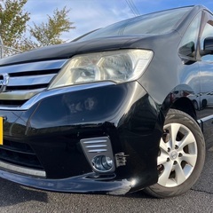 フォロワー割‼️  8人乗り‼️月々1.2万円〜分割払い可❗️車検2年付き！大人気☆日産 セレナ ハイウェイスター☆ナビ☆走行中DVD見れます☆ETC☆バックカメラ☆ドラレコ付きのフル装備☆両側電動スライドドア☆クルーズコントロール搭載☆ウィンカーミラー☆フル装備☆事故修復歴無し☆車内広々三列シート‼️の画像