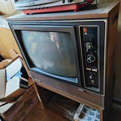 レトロ ブラウン管テレビ アンティーク日本製 ヴィンテージ 0円の画像