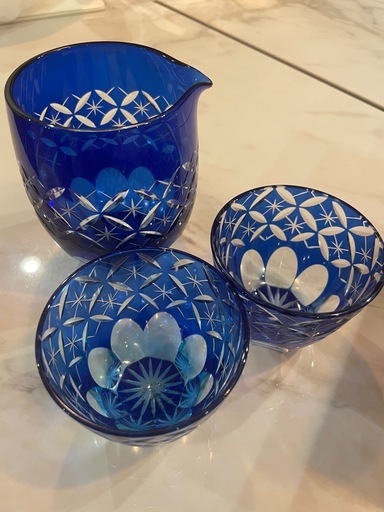 ぎやまん　　冷酒グラス　セット