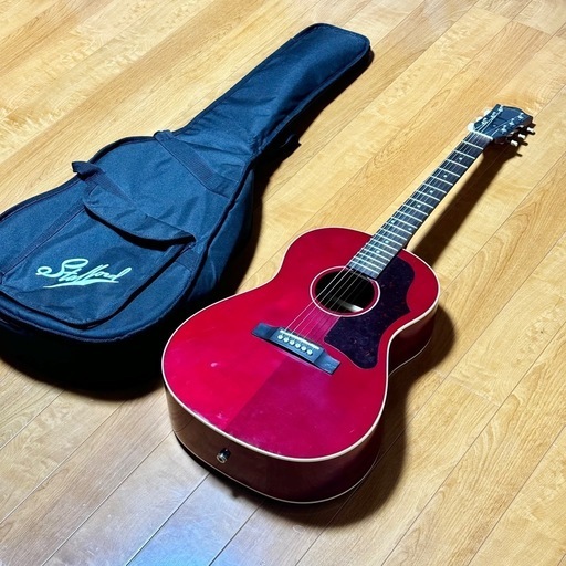 Stafford SLG-360E スタッフォード アコースティックギター　エレアコ　赤　レッド