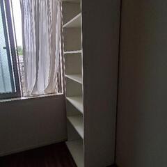 縦長カラーボックス　本棚　白　ホワイトの画像